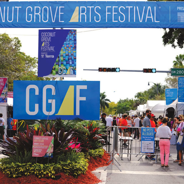 Tres días de diversión en el [Festival de Artes de Coconut Grove]