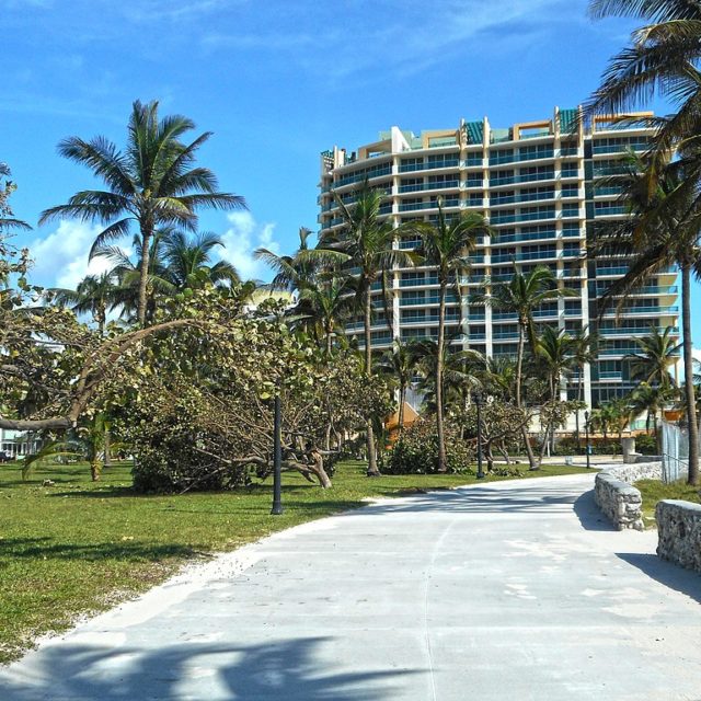 Paseo por el [Parque Lummus en Miami Beach]